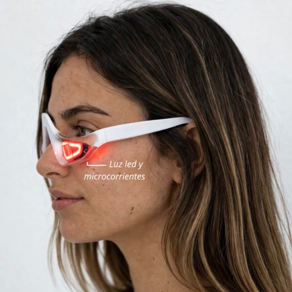 Gafas electro estimulación/luz roja anti-ojeras ORYN REDUCTION